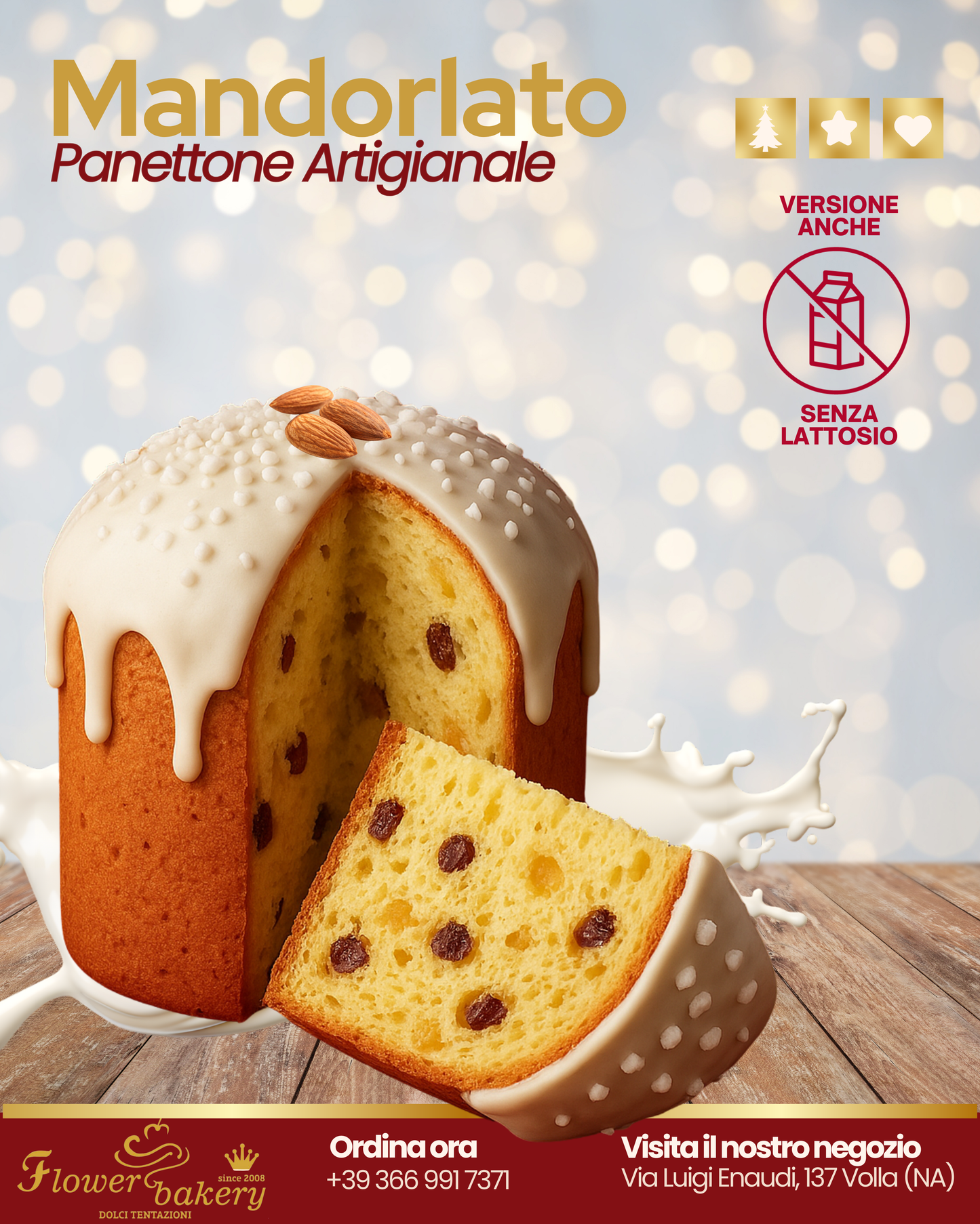 Panettone mandorlato